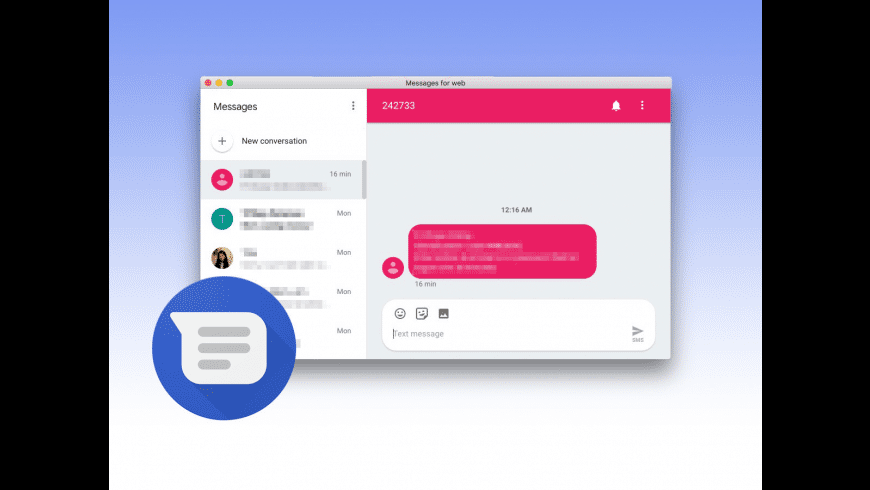 texting app for mac on android
